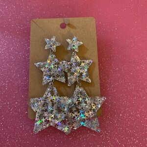 Sparkly Star Earrings